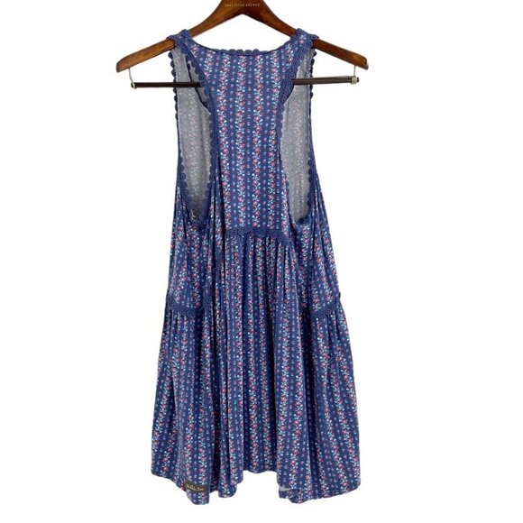 Matilda Jane Beyond The Horizon Blue Floral Tank Top Tunic Womens Size Medium - Picture 4 of 10